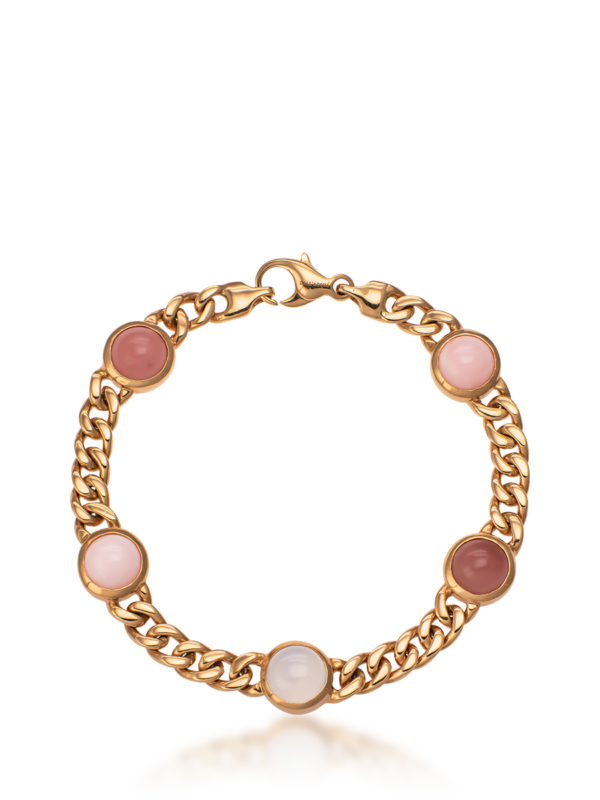 D7 NU B13153 BR259420(1) GEMMA ZŁOTA bransoletka pr.585