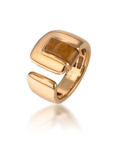 GEMMA ZŁOTy pierścionek pr.585