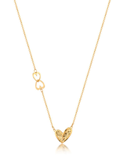 serca ZŁOTY naszyjnik PR.585