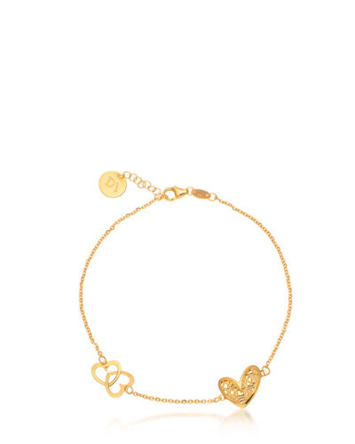 serca ZŁOTA BRANSOLETKA PR.585