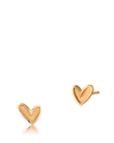 serca ZŁOTe kolczyki PR.585