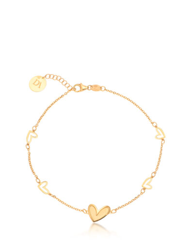 serca ZŁOTA BRANSOLETKA PR.585